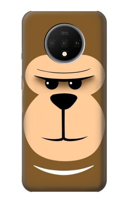 S2721 Cute Grumpy Monkey Cartoon Funda Carcasa Case para OnePlus 7T