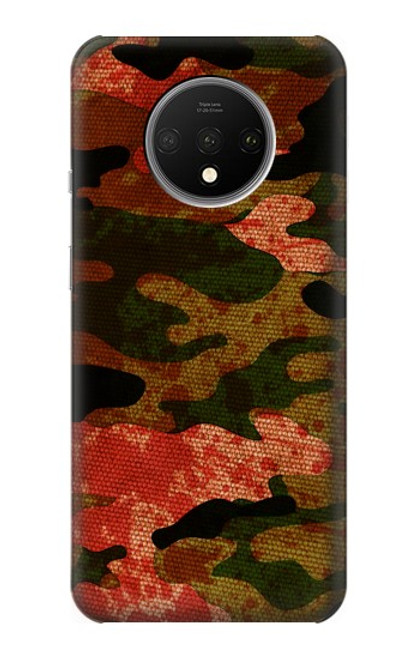 S3393 Camouflage Blood Splatter Funda Carcasa Case para OnePlus 7T