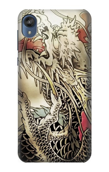 S0122 Yakuza Tattoo Funda Carcasa Case para Motorola Moto E6, Moto E (6th Gen)