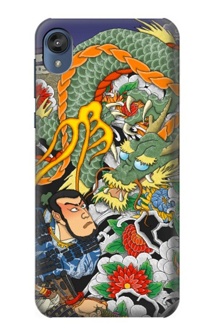 S0454 Japan Tattoo Funda Carcasa Case para Motorola Moto E6, Moto E (6th Gen)