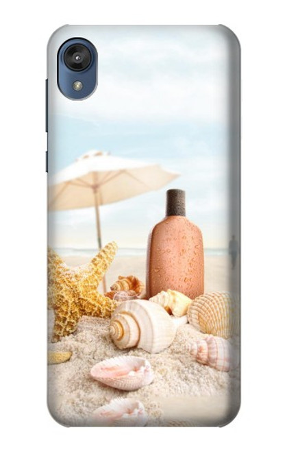 S1425 Seashells on The Beach Funda Carcasa Case para Motorola Moto E6, Moto E (6th Gen)