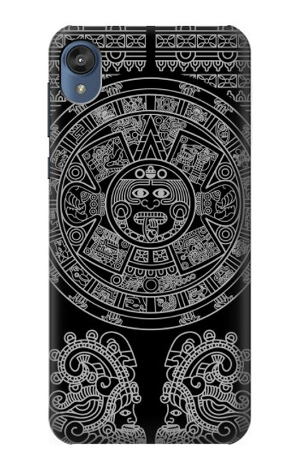 S1838 Mayan Pattern Funda Carcasa Case para Motorola Moto E6, Moto E (6th Gen)