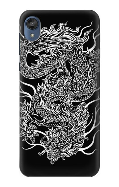 S1943 Dragon Tattoo Funda Carcasa Case para Motorola Moto E6, Moto E (6th Gen)