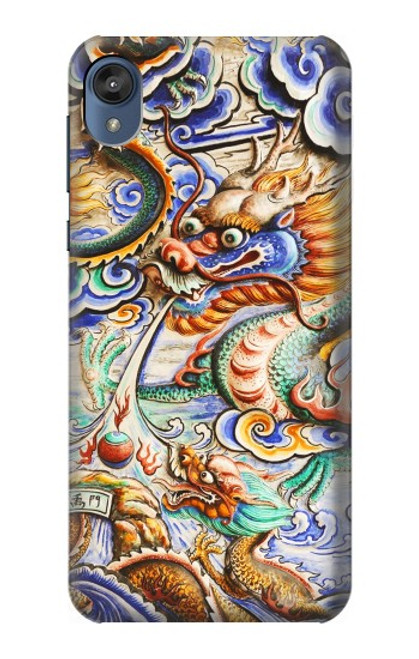 S2584 Traditional Chinese Dragon Art Funda Carcasa Case para Motorola Moto E6, Moto E (6th Gen)