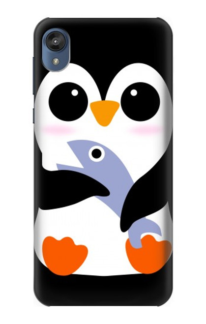 S2631 Cute Baby Penguin Funda Carcasa Case para Motorola Moto E6, Moto E (6th Gen)