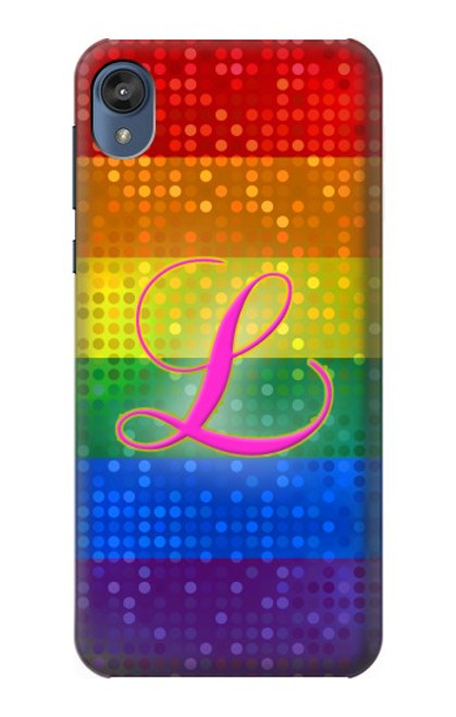 S2900 Rainbow LGBT Lesbian Pride Flag Funda Carcasa Case para Motorola Moto E6, Moto E (6th Gen)