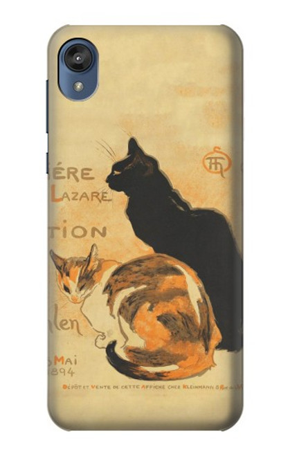 S3229 Vintage Cat Poster Funda Carcasa Case para Motorola Moto E6, Moto E (6th Gen)