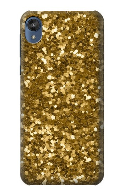 S3388 Gold Glitter Graphic Print Funda Carcasa Case para Motorola Moto E6, Moto E (6th Gen)