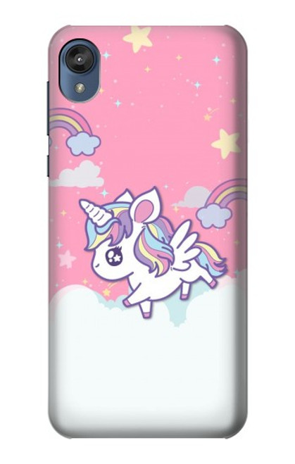 S3518 Unicorn Cartoon Funda Carcasa Case para Motorola Moto E6, Moto E (6th Gen)