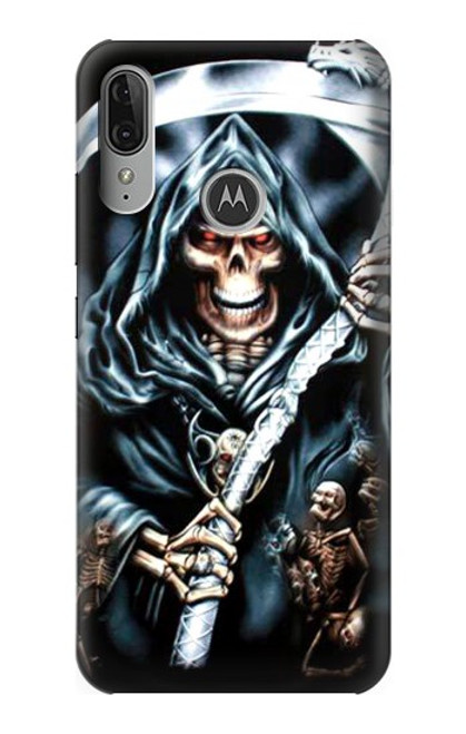 S0295 Grim Reaper Funda Carcasa Case para Motorola Moto E6 Plus, Moto E6s