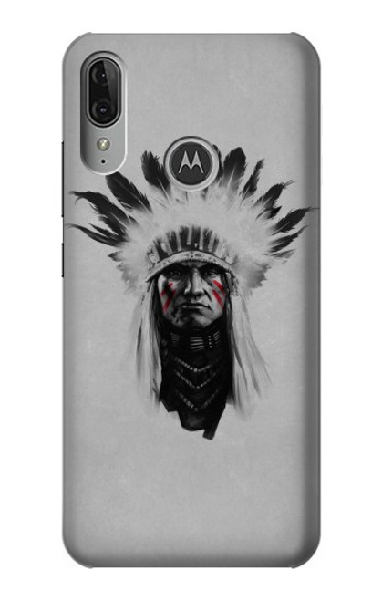 S0451 Indian Chief Funda Carcasa Case para Motorola Moto E6 Plus, Moto E6s