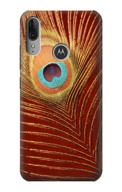 S0512 Peacock Funda Carcasa Case para Motorola Moto E6 Plus, Moto E6s