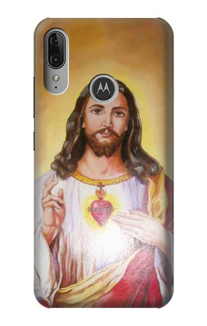 S0798 Jesus Funda Carcasa Case para Motorola Moto E6 Plus, Moto E6s