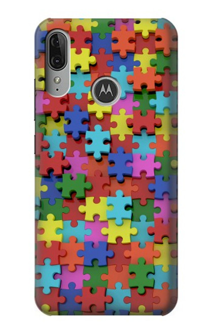 S0816 Puzzle Funda Carcasa Case para Motorola Moto E6 Plus, Moto E6s