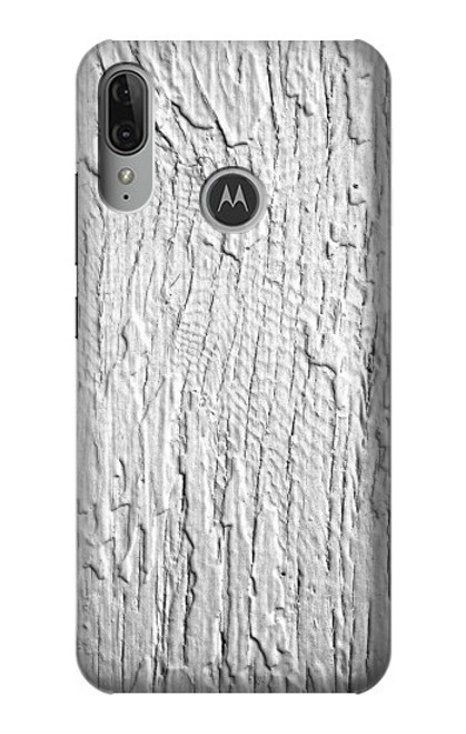 S1142 Wood Skin Graphic Funda Carcasa Case para Motorola Moto E6 Plus, Moto E6s