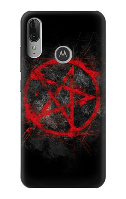 S2557 Pentagram Funda Carcasa Case para Motorola Moto E6 Plus, Moto E6s