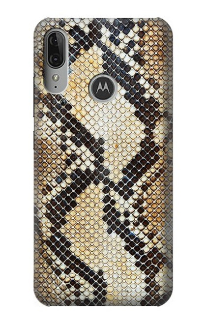 S2703 Snake Skin Texture Graphic Printed Funda Carcasa Case para Motorola Moto E6 Plus, Moto E6s