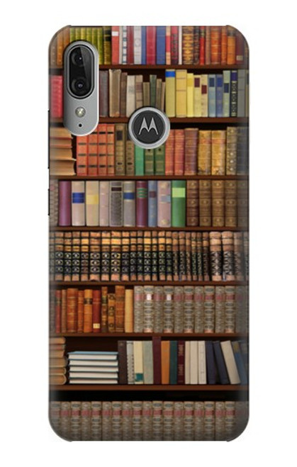 S3154 Bookshelf Funda Carcasa Case para Motorola Moto E6 Plus, Moto E6s