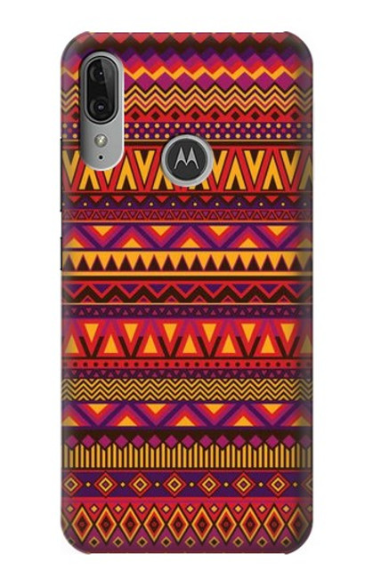 S3404 Aztecs Pattern Funda Carcasa Case para Motorola Moto E6 Plus, Moto E6s