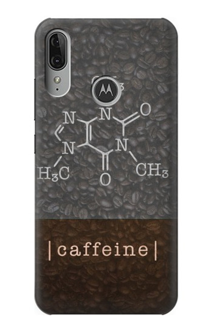 S3475 Caffeine Molecular Funda Carcasa Case para Motorola Moto E6 Plus, Moto E6s