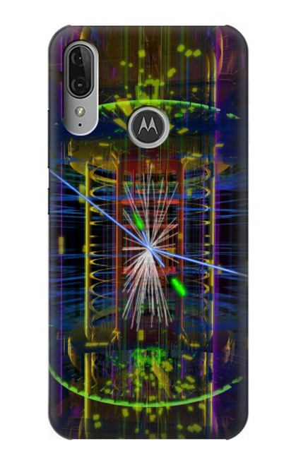 S3545 Quantum Particle Collision Funda Carcasa Case para Motorola Moto E6 Plus, Moto E6s