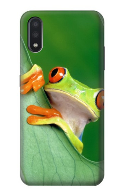 S1047 Little Frog Funda Carcasa Case para Samsung Galaxy A01