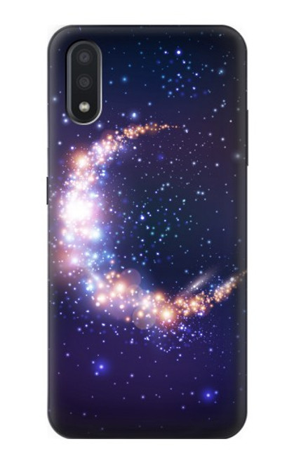 S3324 Crescent Moon Galaxy Funda Carcasa Case para Samsung Galaxy A01