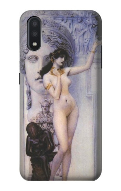 S3353 Gustav Klimt Allegory of Sculpture Funda Carcasa Case para Samsung Galaxy A01