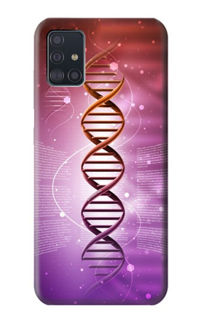 S2573 Dna Genetic Code Funda Carcasa Case para Samsung Galaxy A51