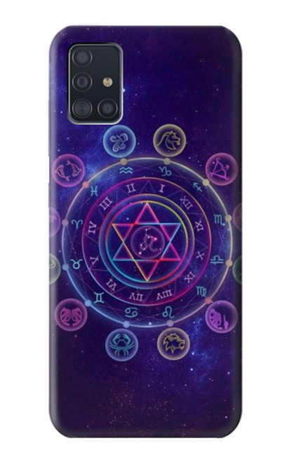 S3461 Zodiac Funda Carcasa Case para Samsung Galaxy A51