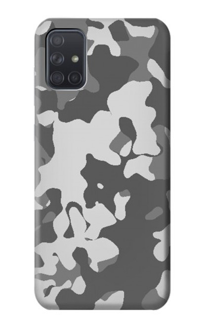 S2186 Gray Camo Camouflage Graphic Printed Funda Carcasa Case para Samsung Galaxy A71