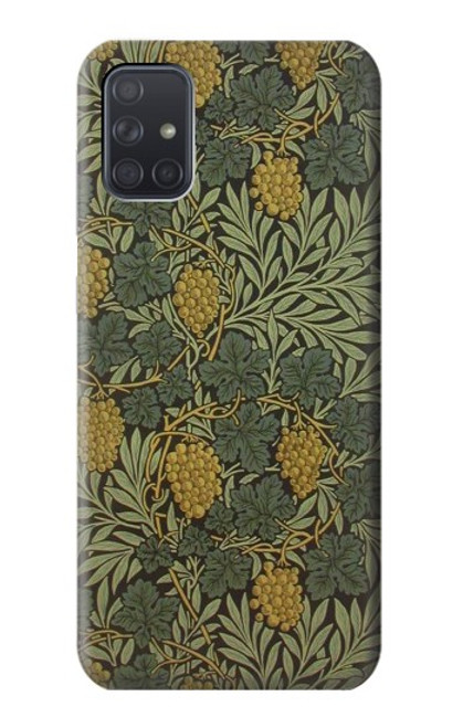 S3662 William Morris Vine Pattern Funda Carcasa Case para Samsung Galaxy A71