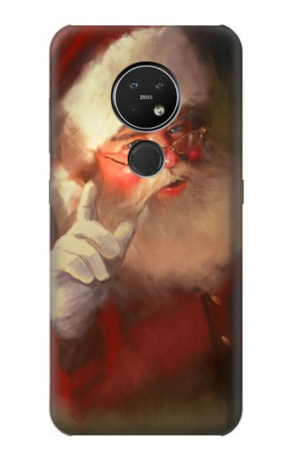 S1144 Xmas Santa Claus Funda Carcasa Case para Nokia 7.2