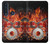S1431 Skull Drum Fire Rock Funda Carcasa Case para Motorola Moto G8 Plus