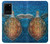 S1249 Blue Sea Turtle Funda Carcasa Case para Samsung Galaxy S20 Plus, Galaxy S20+