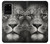 S1352 Lion Face Funda Carcasa Case para Samsung Galaxy S20 Plus, Galaxy S20+