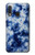 S3439 Fabric Indigo Tie Dye Funda Carcasa Case para Samsung Galaxy A20e