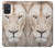 S2399 White Lion Face Funda Carcasa Case para Samsung Galaxy A71 5G