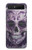 S3582 Purple Sugar Skull Funda Carcasa Case para Samsung Galaxy Z Flip 5G