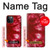 S2480 Tie Dye Red Funda Carcasa Case para iPhone 12, iPhone 12 Pro