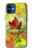 S2523 Canada Autumn Maple Leaf Funda Carcasa Case para iPhone 12 mini