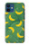 S3286 Banana Fruit Pattern Funda Carcasa Case para iPhone 12 mini
