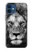 S3372 Lion Face Funda Carcasa Case para iPhone 12 mini