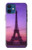 S3447 Eiffel Paris Sunset Funda Carcasa Case para iPhone 12 mini