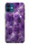 S3713 Purple Quartz Amethyst Graphic Printed Funda Carcasa Case para iPhone 12 mini
