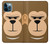 S2721 Cute Grumpy Monkey Cartoon Funda Carcasa Case para iPhone 12 Pro Max