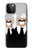 S3557 Bear in Black Suit Funda Carcasa Case para iPhone 12 Pro Max