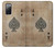 S2928 Vintage Spades Ace Card Funda Carcasa Case para Samsung Galaxy S20 FE