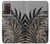 S3692 Gray Black Palm Leaves Funda Carcasa Case para Samsung Galaxy Z Fold2 5G