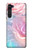 S3050 Vintage Pastel Flowers Funda Carcasa Case para Motorola Edge